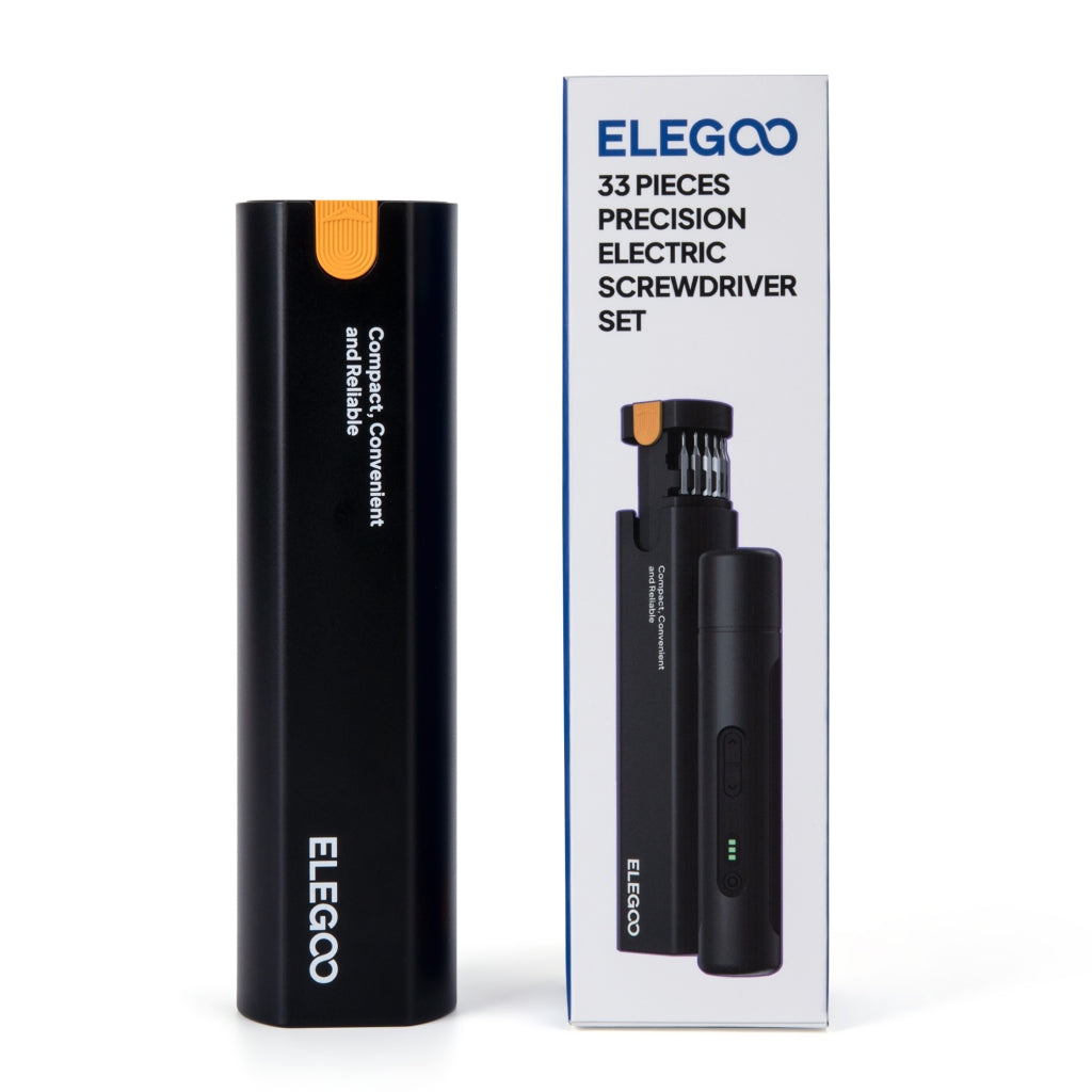 ELEGOO electric screwdriver set with magnetic bits for light printer maintenance and electronics work