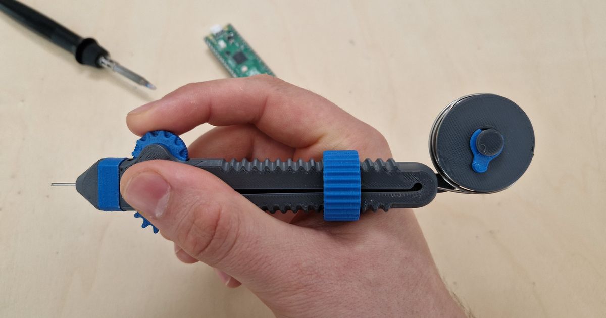 3D printed adjustable soldering helper for wires and connectors