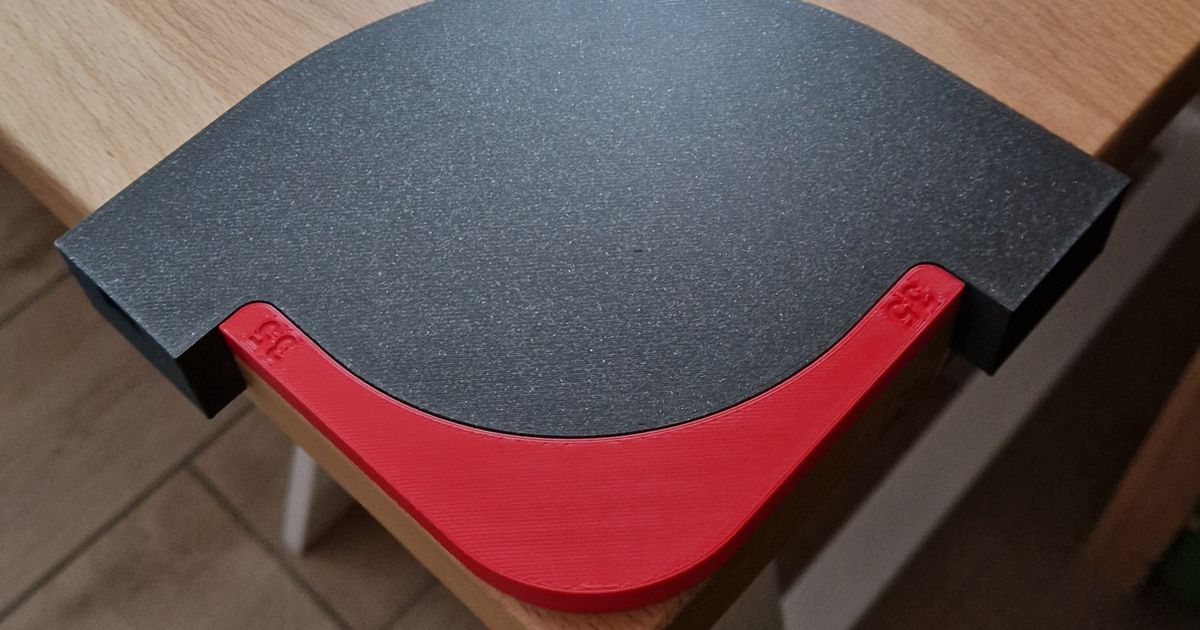 3D printed corner radius router template for matching rounded edges