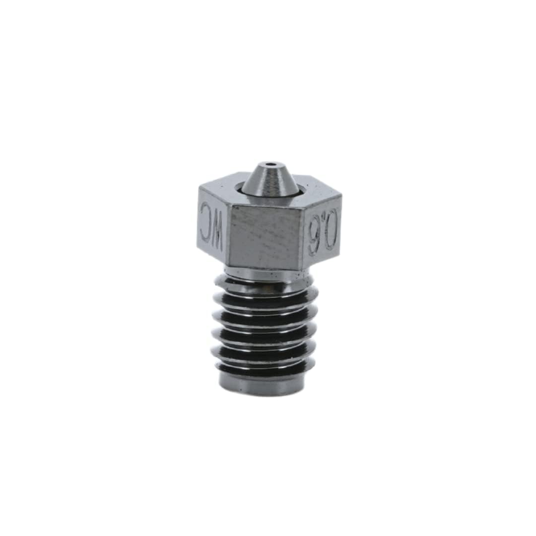 Phaetus MK8 Tungsten Carbide Nozzle - Ultra-High Hardness 9 Mohs, High-Temperature 550℃, 130W/m·K Thermal Conductivity, Low Friction for 3D Printers