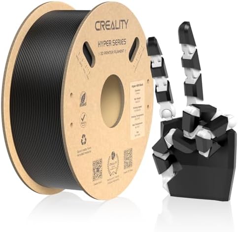 Creality Hyper ABS filament spool in black
