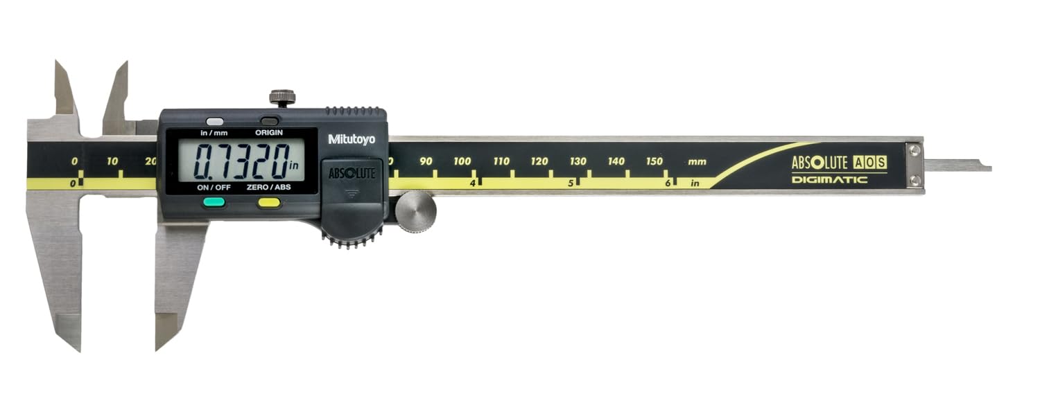 Mitutoyo Absolute digital caliper for precise maker bench measurements and fit checks