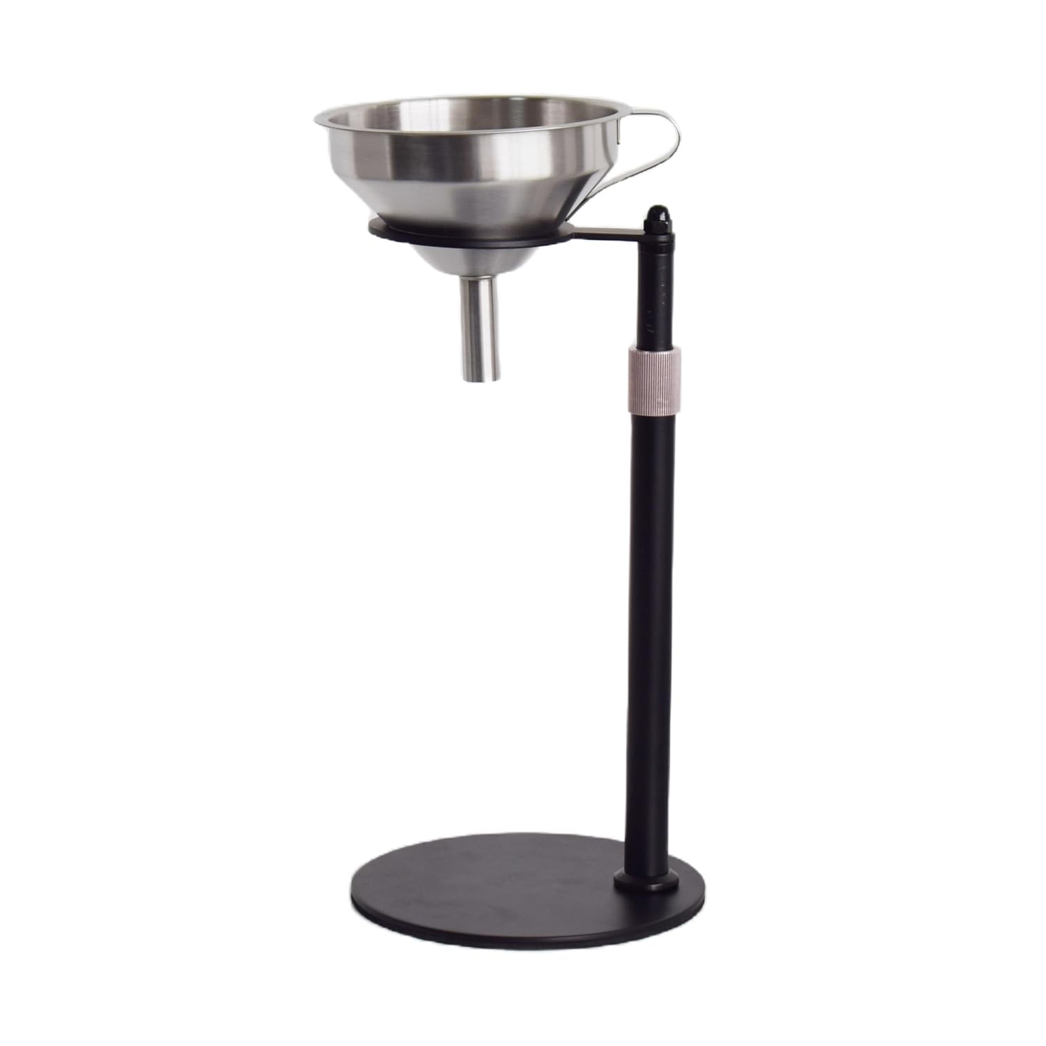 Height-adjustable resin funnel stand product image