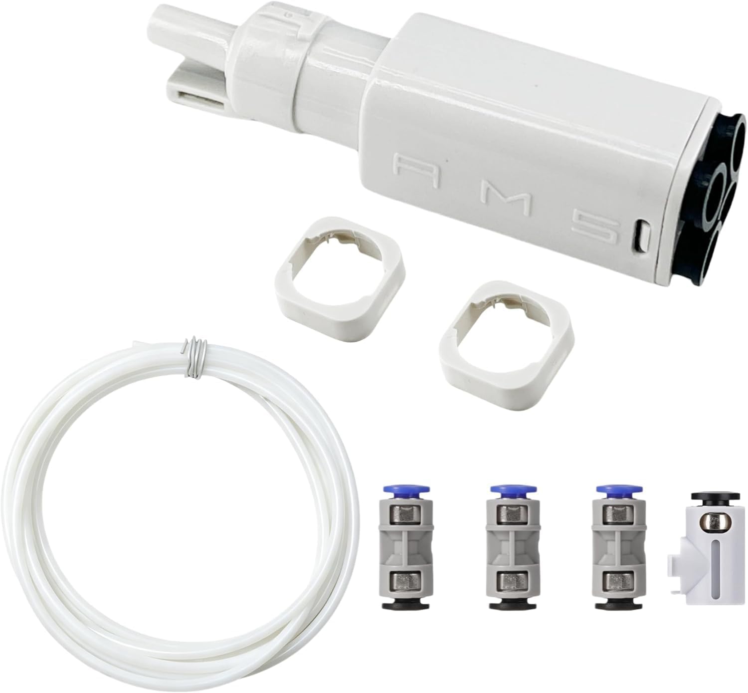 AMS Lite Filament Hub Kit with Adapter & PTFE Tube for Bambu Lab A1 & A1 Mini 3D Printers, 4-in-1 Multi-Color Printing Upgrade Parts