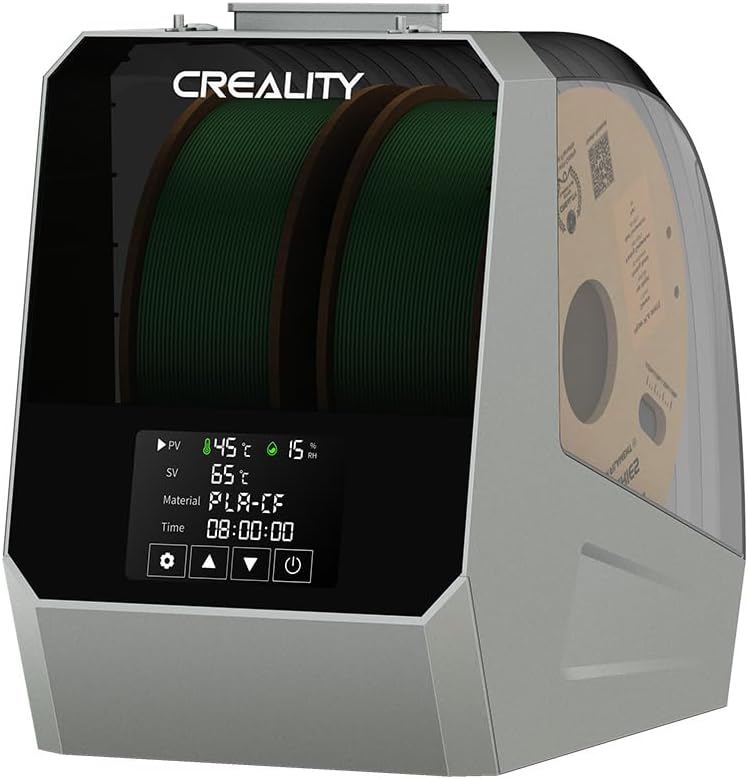 Creality Space Pi Filament Dryer Plus 2-spool dryer for 3D printer filament drying and storage readiness