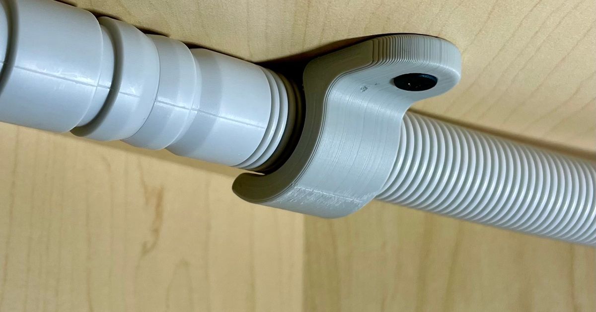 3D printed dishwasher drain hose clips for cleaner sink-cabinet routing