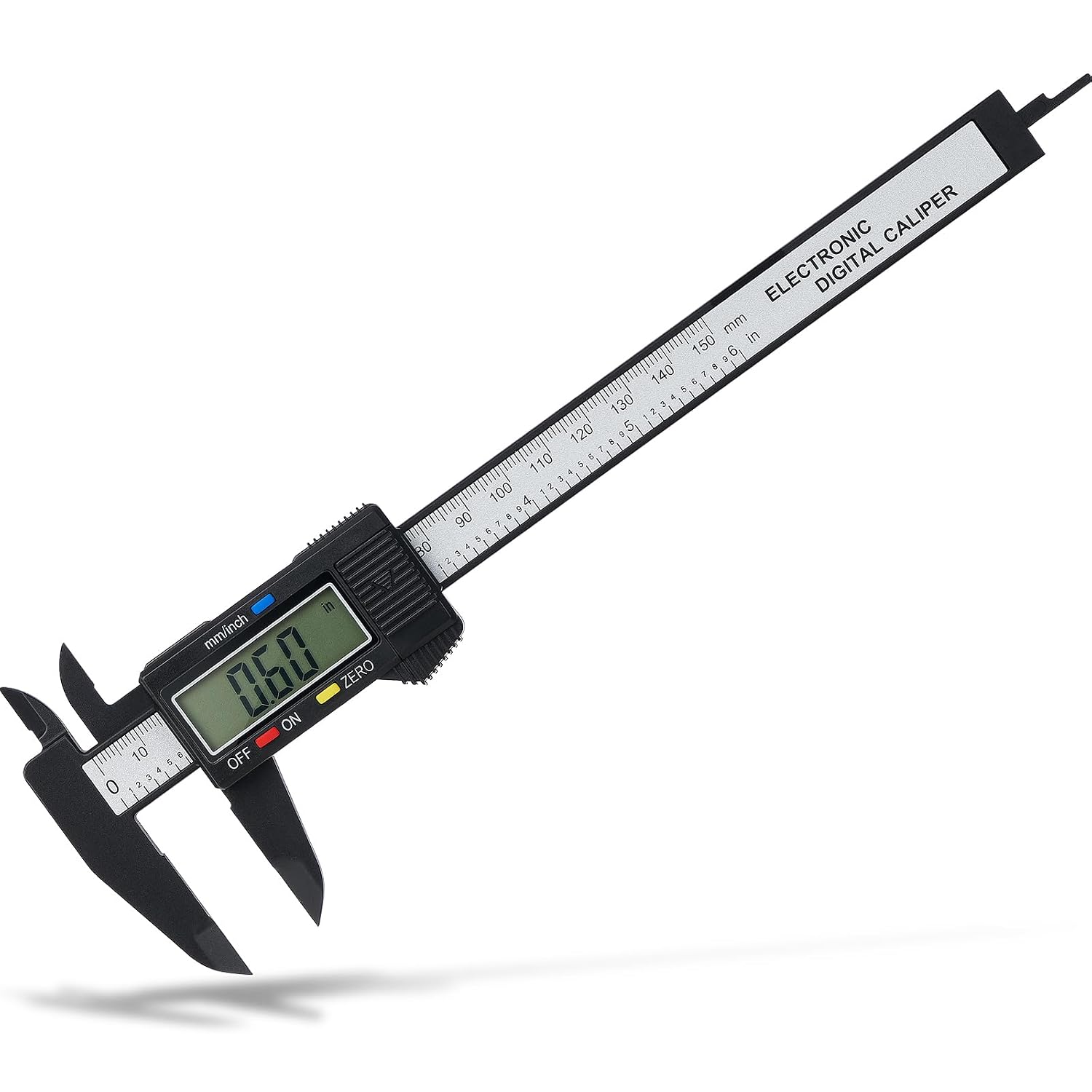 Digital Caliper, Adoric 0-6" Calipers Measuring Tool - Electronic Caliper with Large LCD Screen, Auto-Off Feature, Inch and Millimeter Conversion