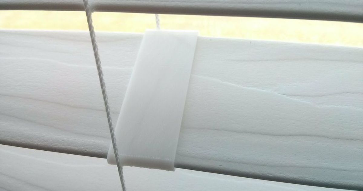 3D printed sleeve repair for a broken vertical blind slat hanger area