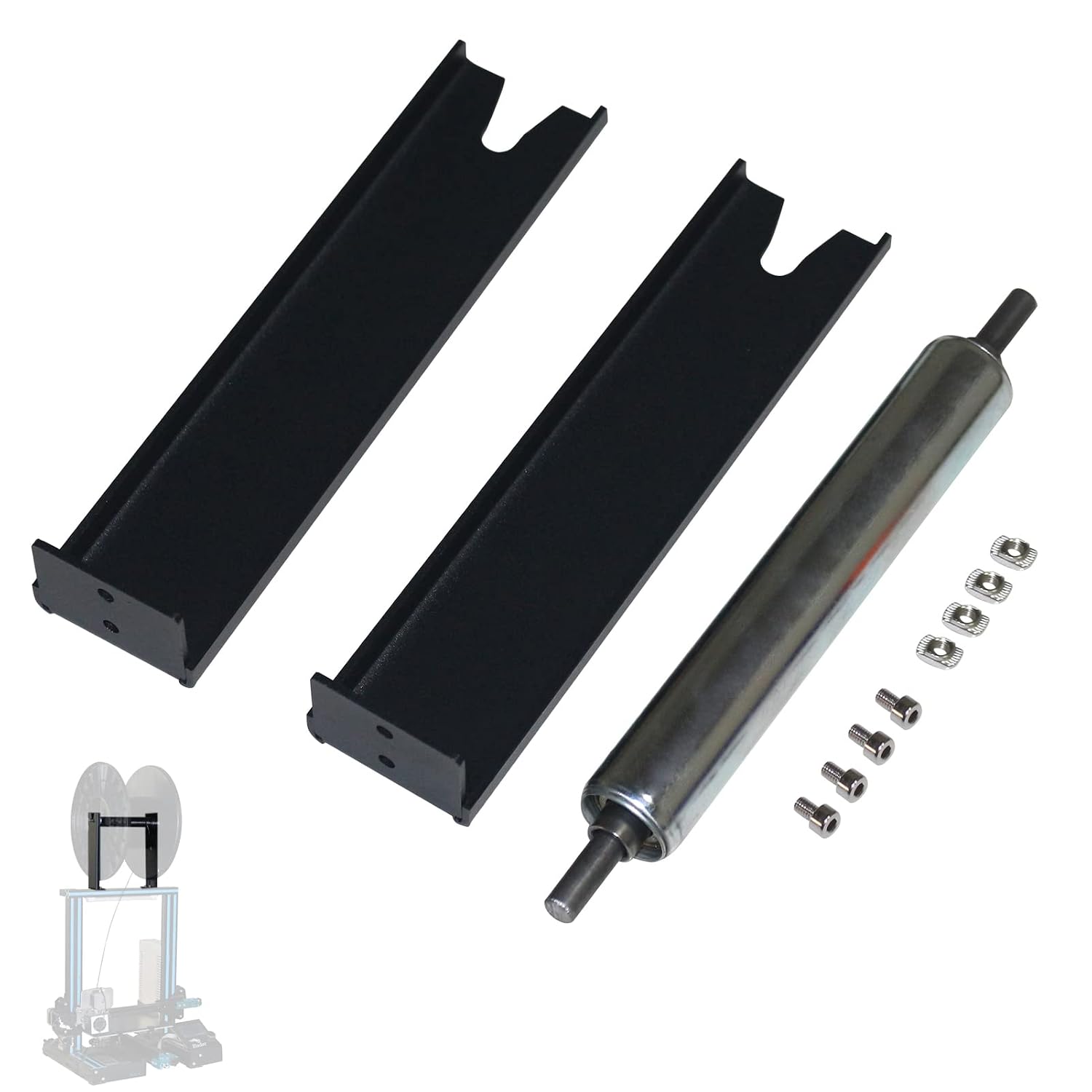 Bilway 5KG filament rack for heavier 3D printing rolls and smoother external feed paths
