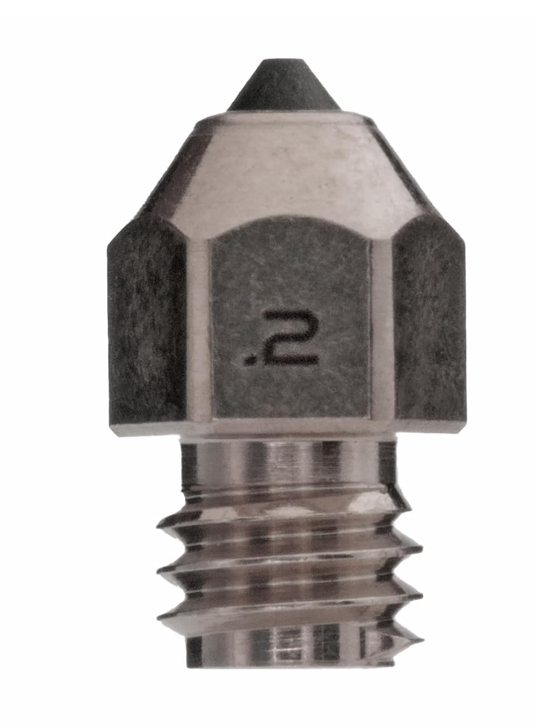 Diamondback MK8 0.4mm nozzle for abrasive 3D printing on Ender-class printers