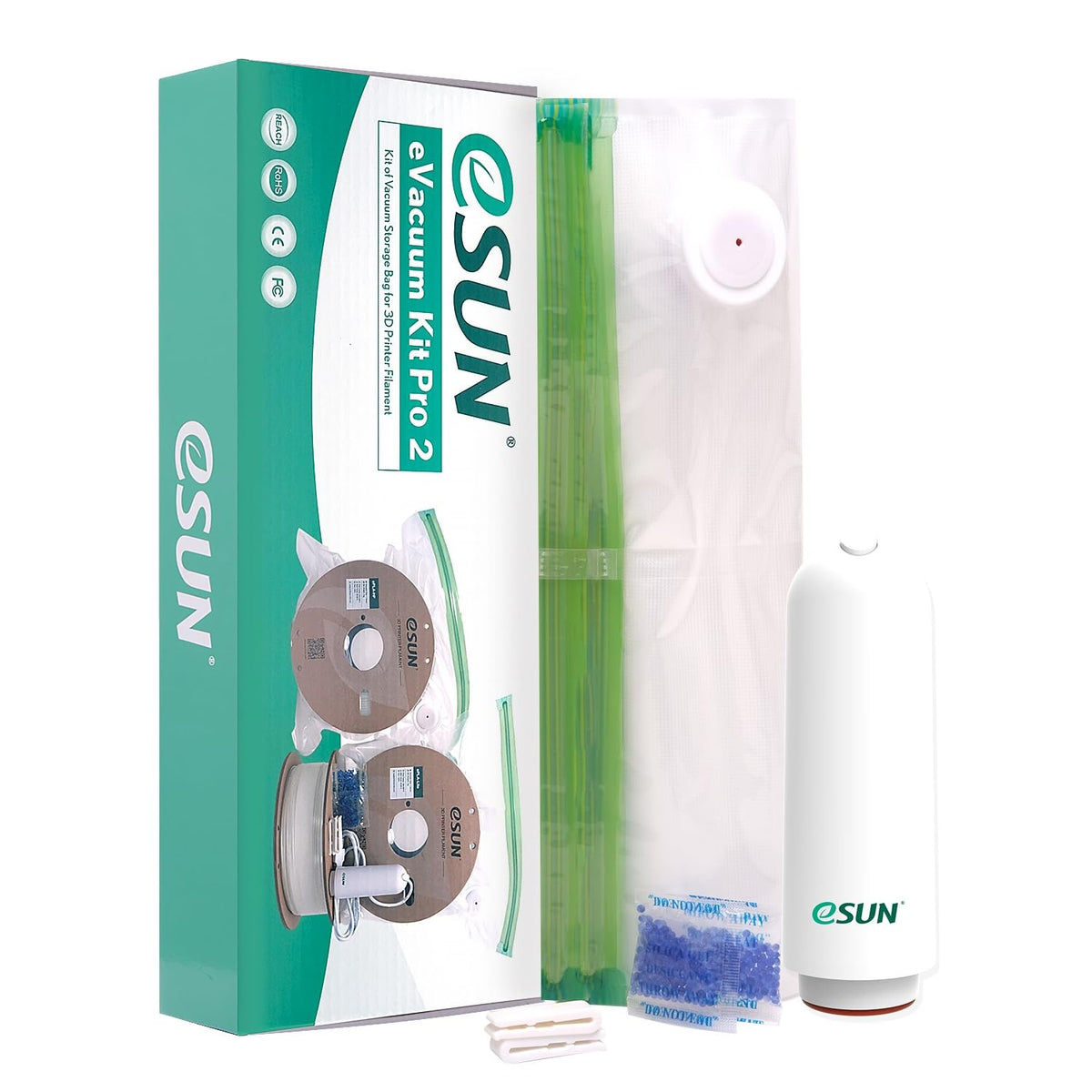 eSUN Vacuum Kit Pro bags and pump for filament storage