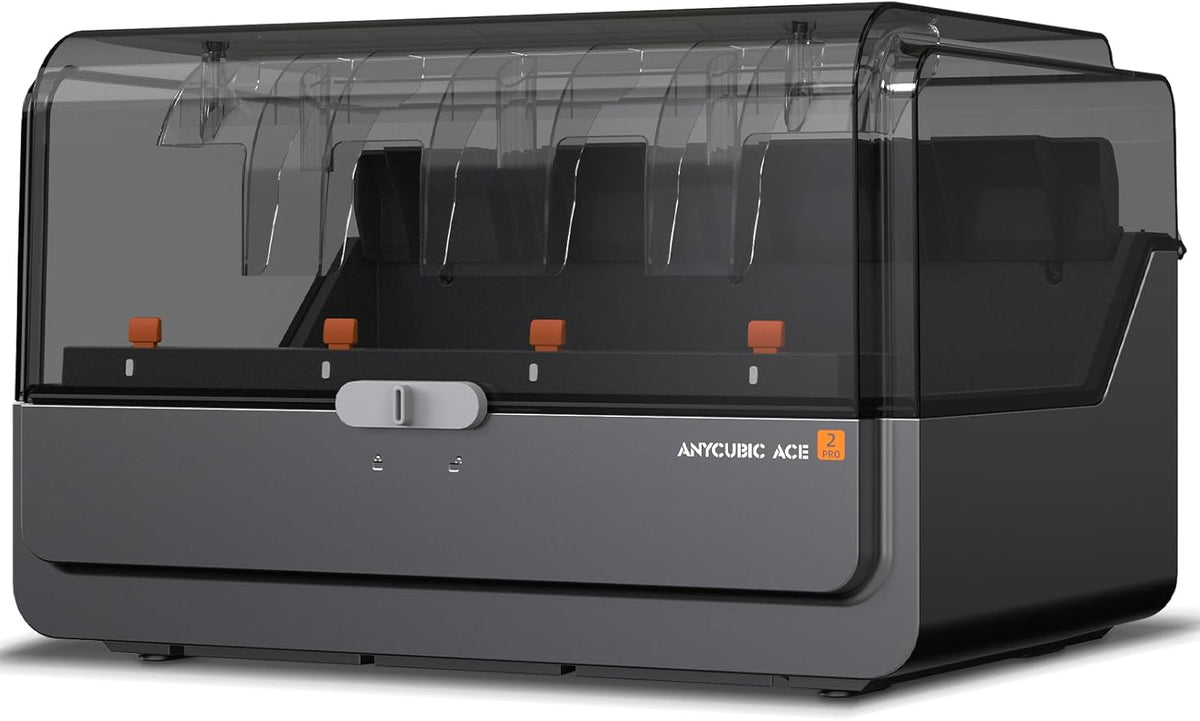 Anycubic ACE 2 Pro 3D Printer Filament Dryer Box, Compatible with Anycubic Kobra S1 and Kobra X,Multicolor Printing with 65°C Active Drying & 4 Brushless Motors, Auto-Resume & Runout Detection