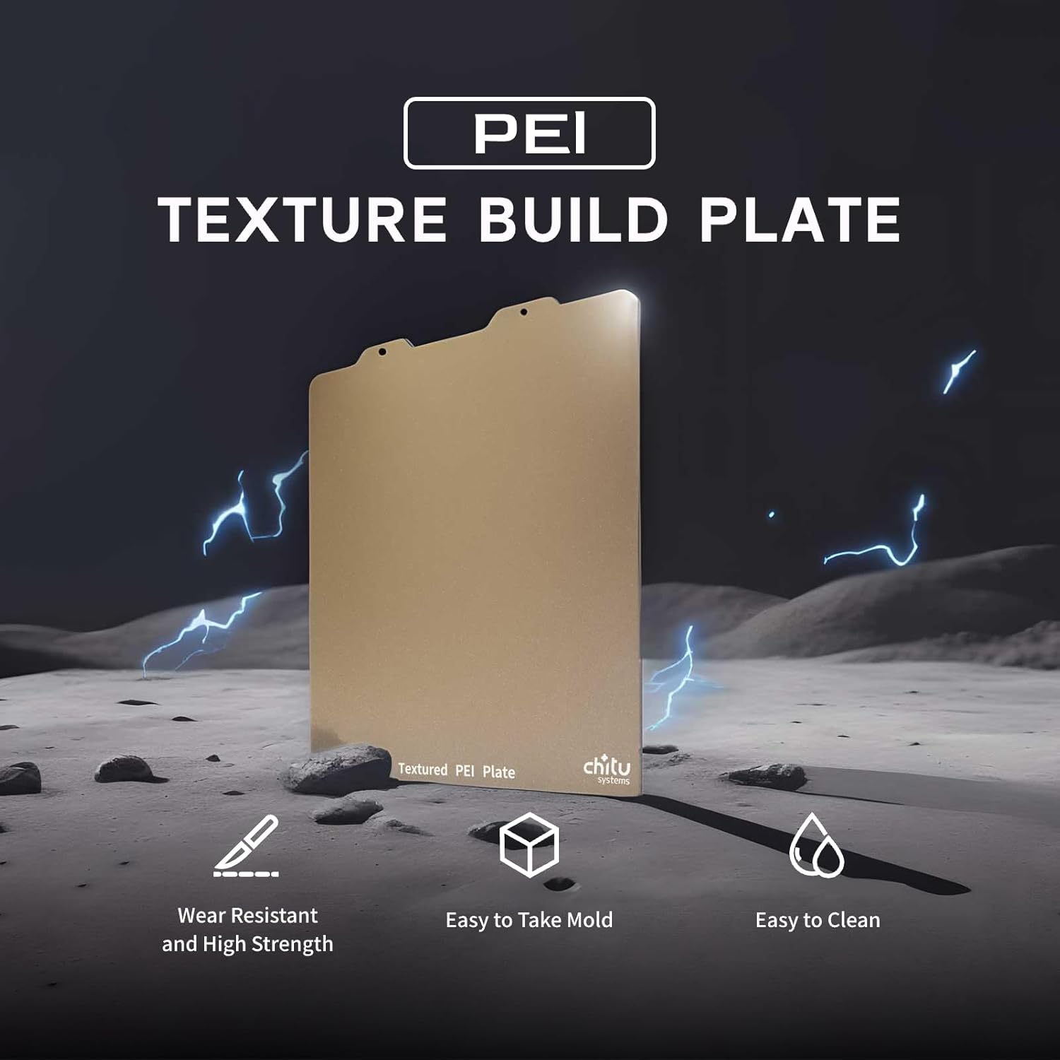 Dual-surface PEI and PEO build plate for Neptune 3 Pro and Neptune 4 Pro 3D printers