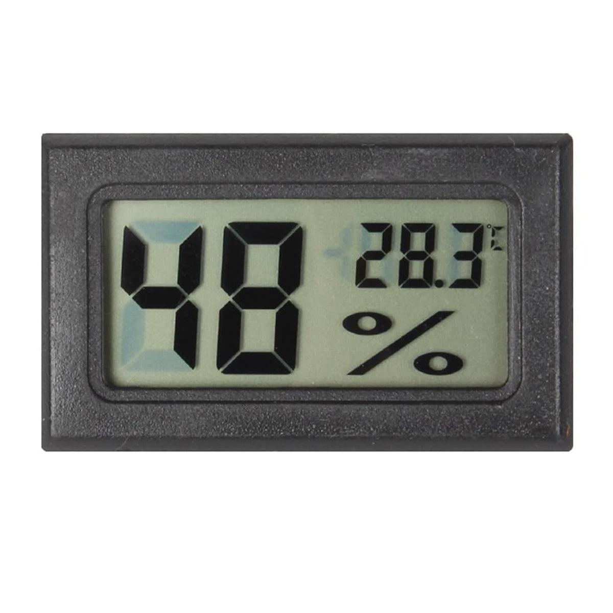 Small embedded digital hygrometer and thermometer for filament storage or 3D printer enclosures
