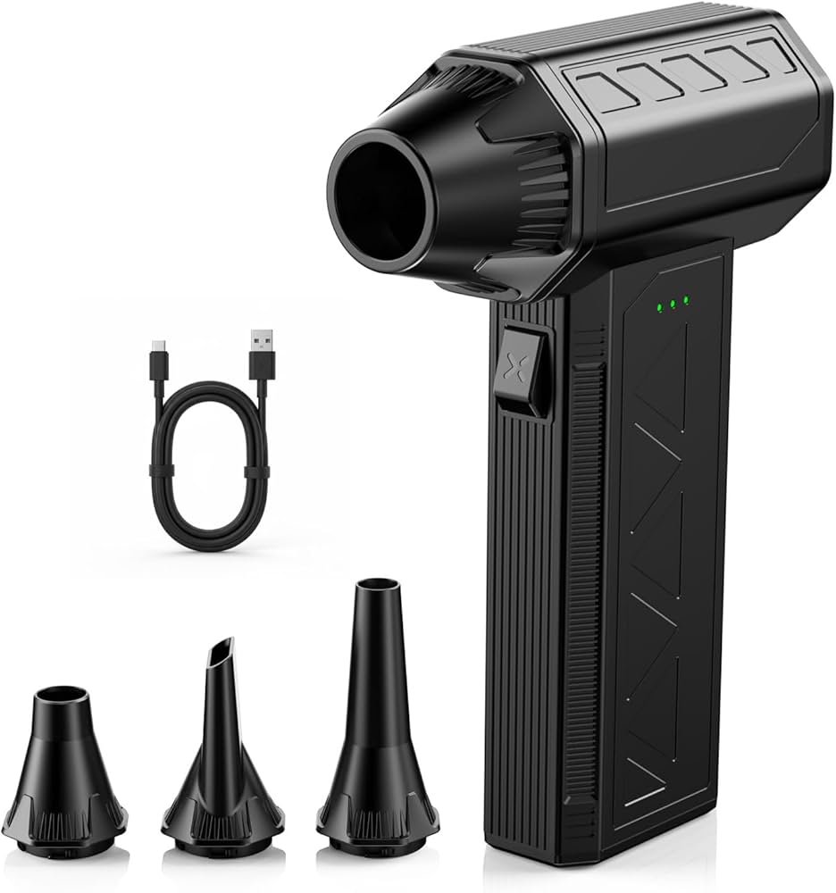 Nanoby rechargeable electric air duster for 3D printer fan and bench cleanup