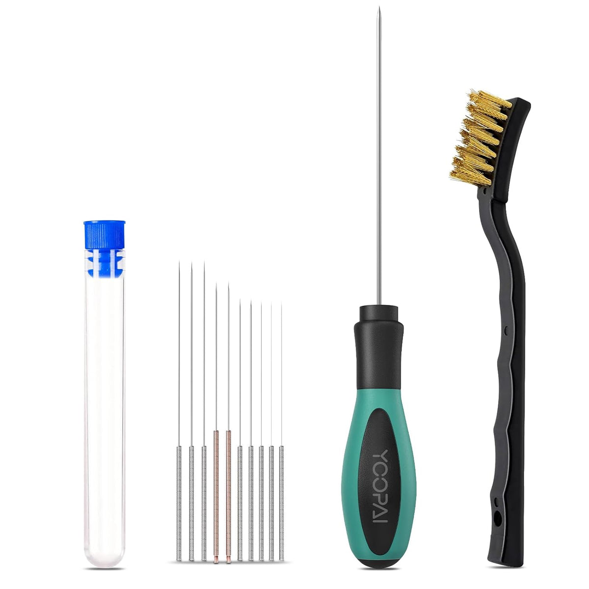 YOOPAI 3D printer nozzle cleaning kit for bench-side clog cleanup and hotend maintenance