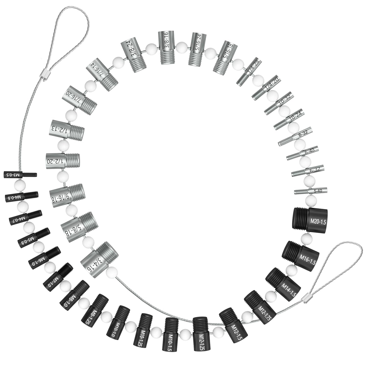 CKE nut and bolt thread checker for matching hardware used with 3D printed parts