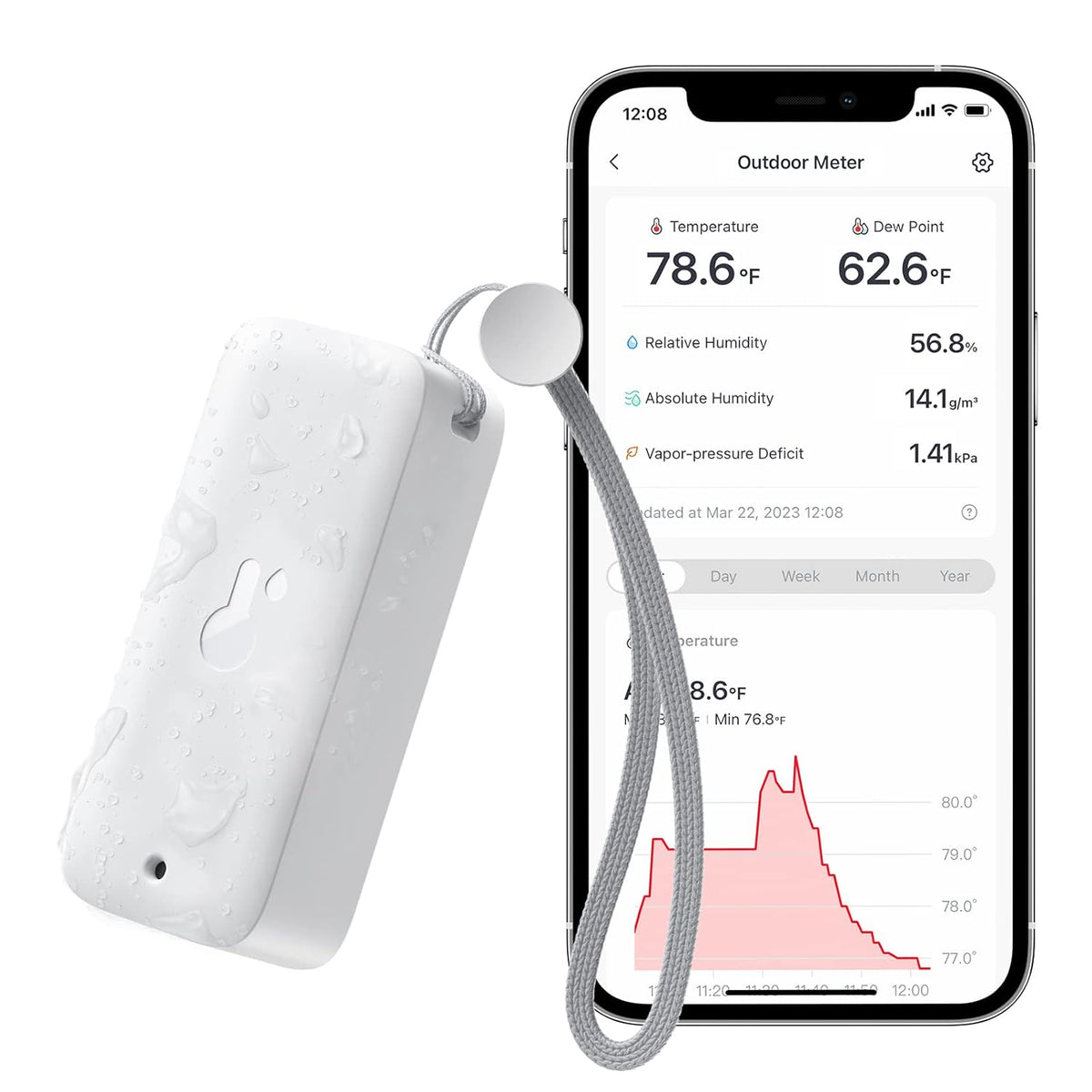 SwitchBot indoor outdoor hygrometer for filament totes, garages, and remote humidity checks