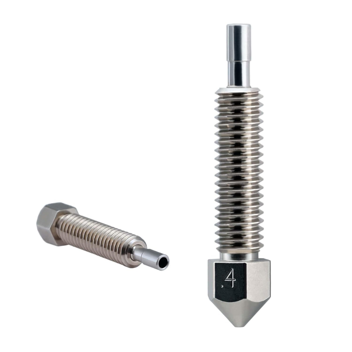Wear-resistant 3D printer nozzle for a PETG-CF compatibility guide
