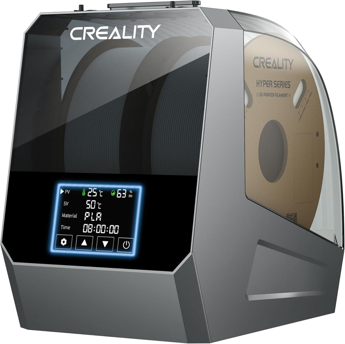 Creality Space Pi X2 filament dryer for two-spool drying and moisture control