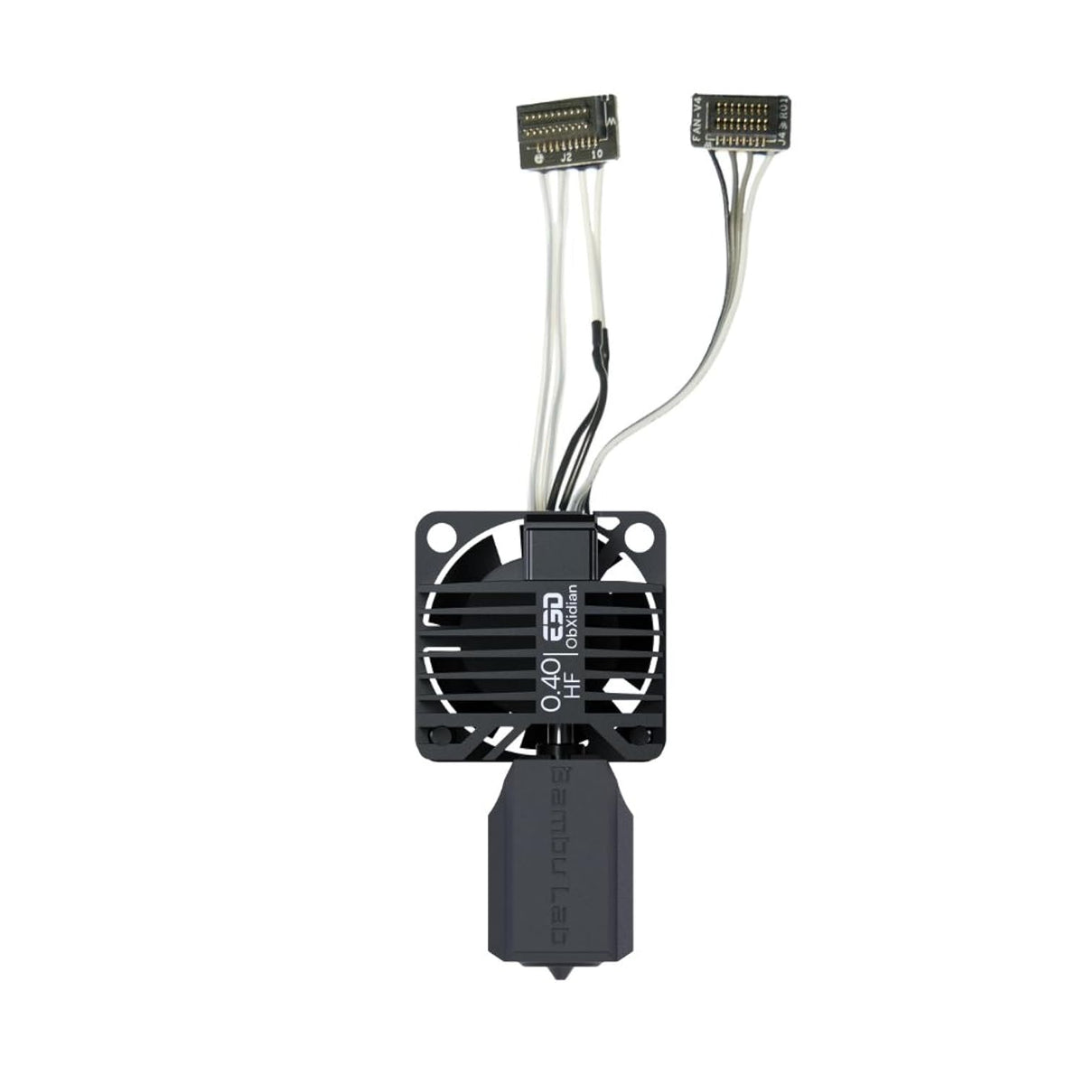 E3D ObXidian high flow 0.4mm nozzle for Bambu hotends and abrasive filament printing