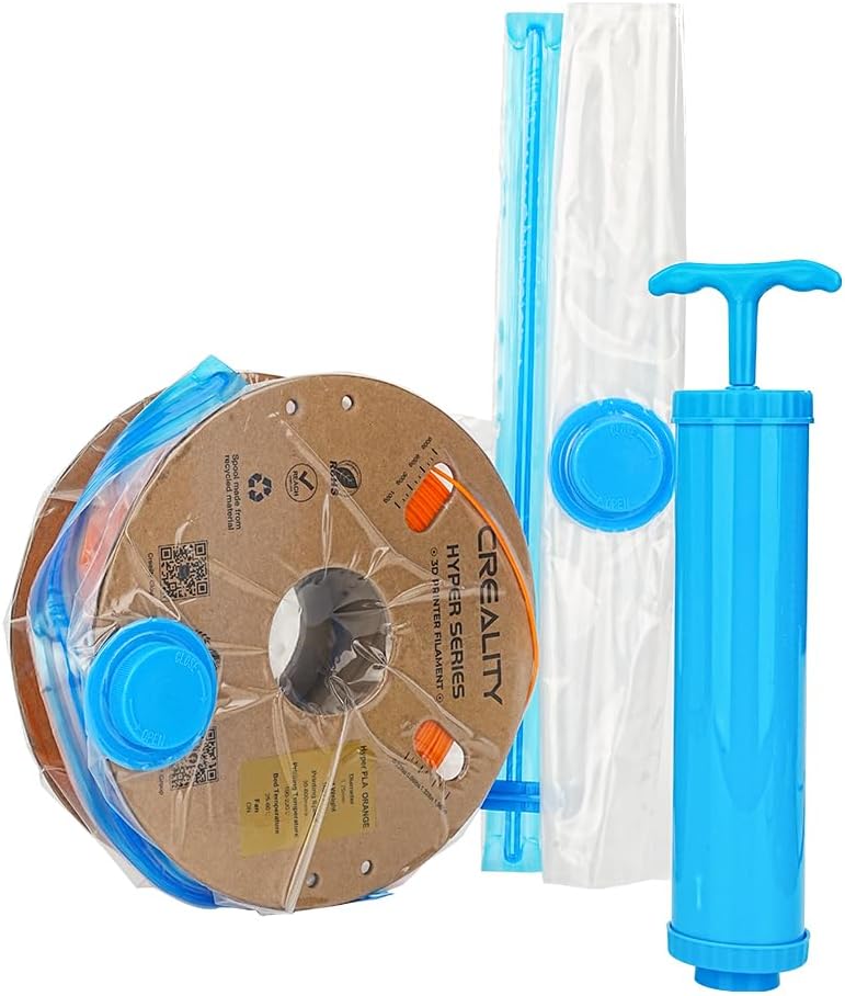 Creality filament vacuum storage kit for easier dry spool storage between prints