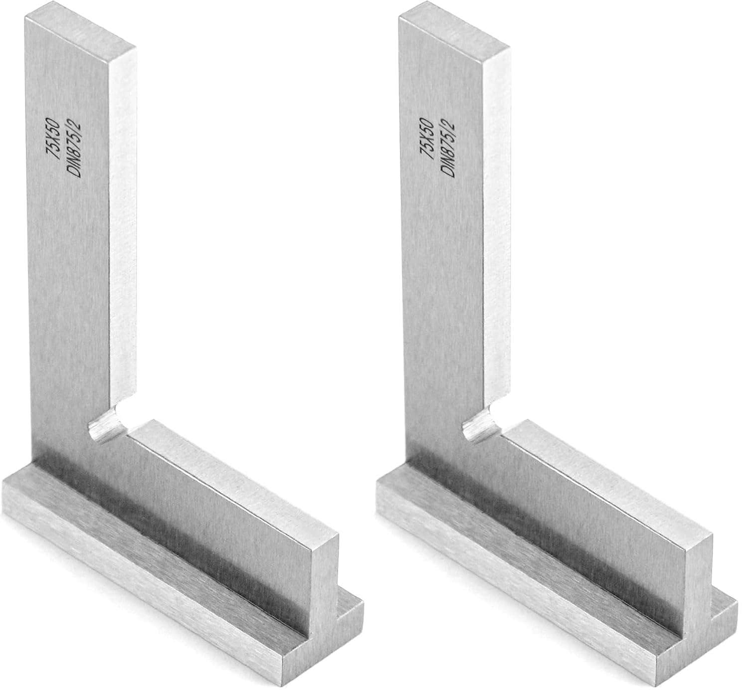 QWORK precision machinist square on a white background for bench squareness checks