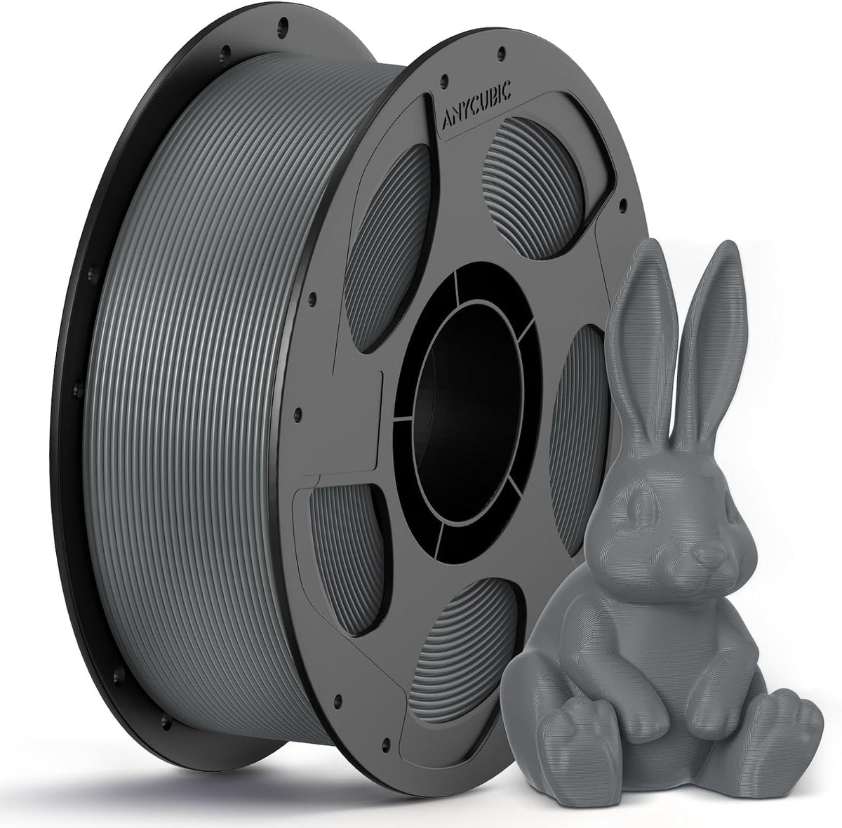 Anycubic High Speed PETG Grey filament spool for faster utility parts and warmer-use prints