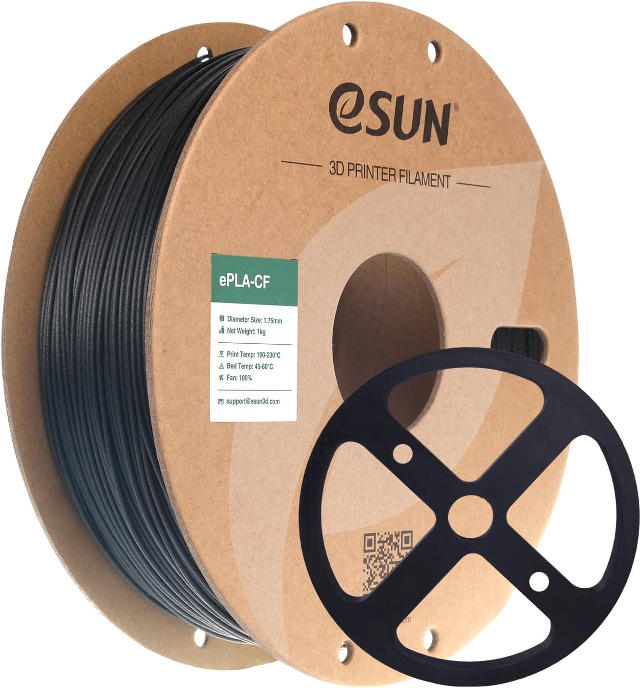 eSUN PLA-CF carbon-fiber PLA filament spool