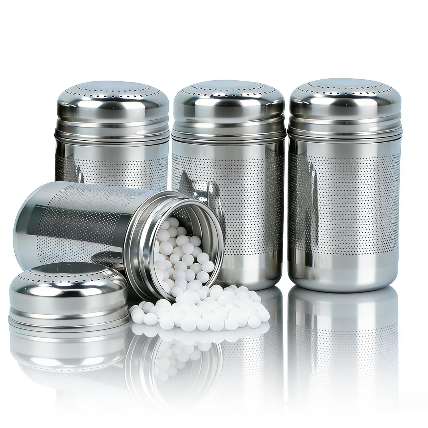 Reusable activated alumina desiccant canisters for 3D printer filament spool storage