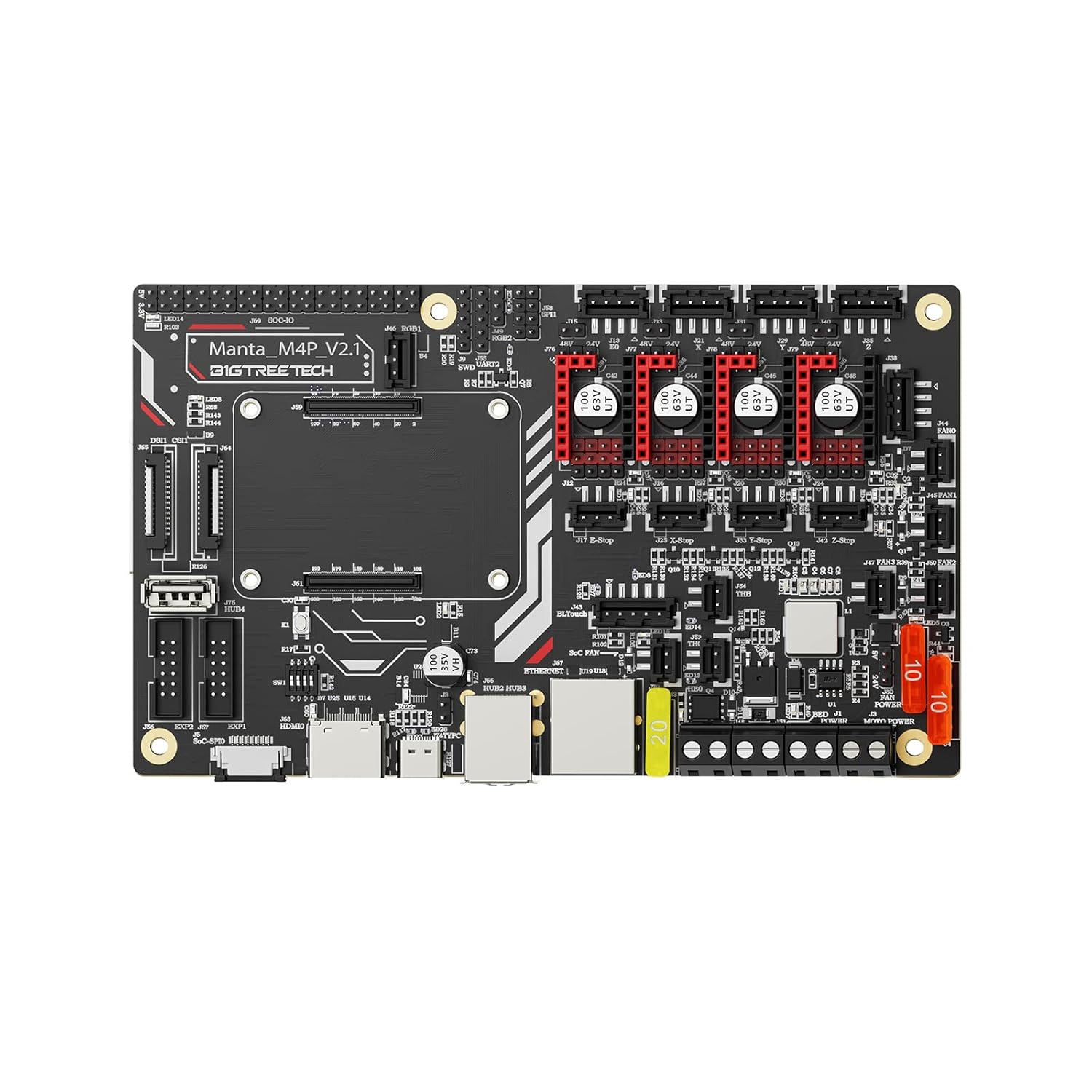 BIGTREETECH Manta M4P V2.2 control board for Klipper-driven 3D printer upgrades
