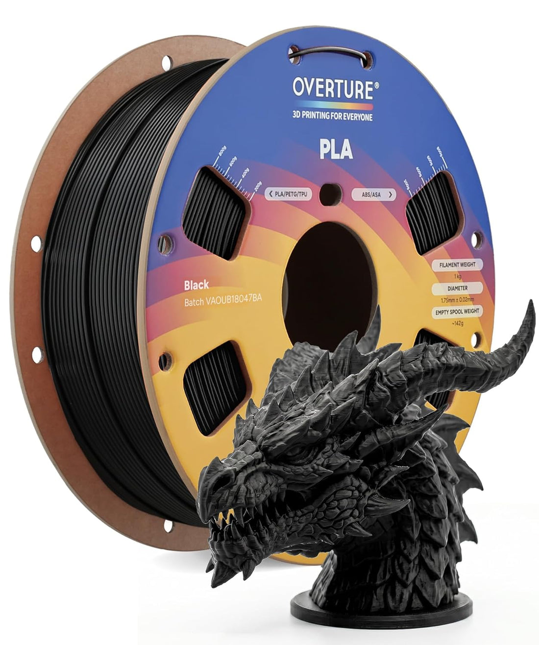OVERTURE PLA HS filament for faster everyday 3D printing