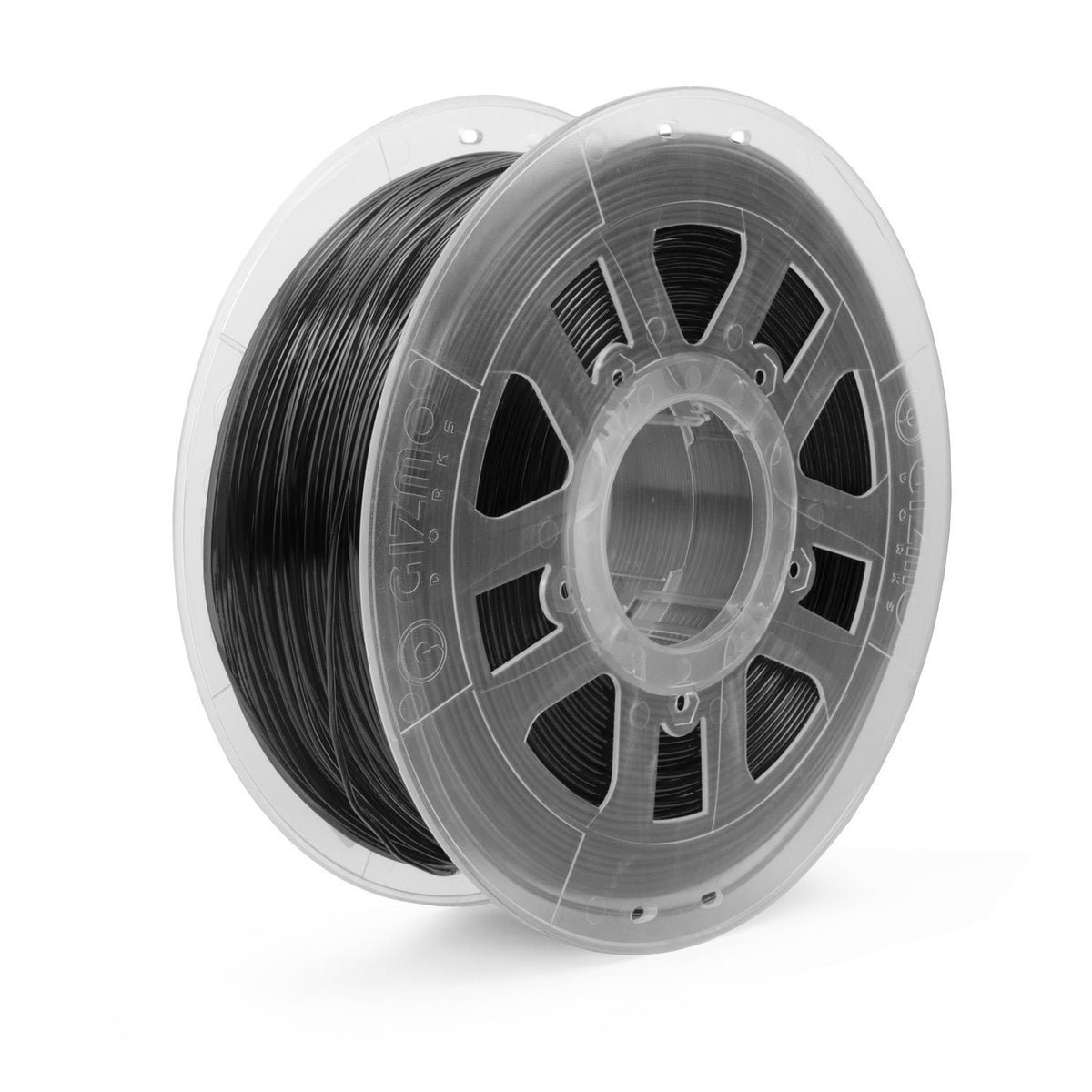 Gizmo Dorks black 1.75 mm ABS filament 1 kg spool for enclosed 3D printers