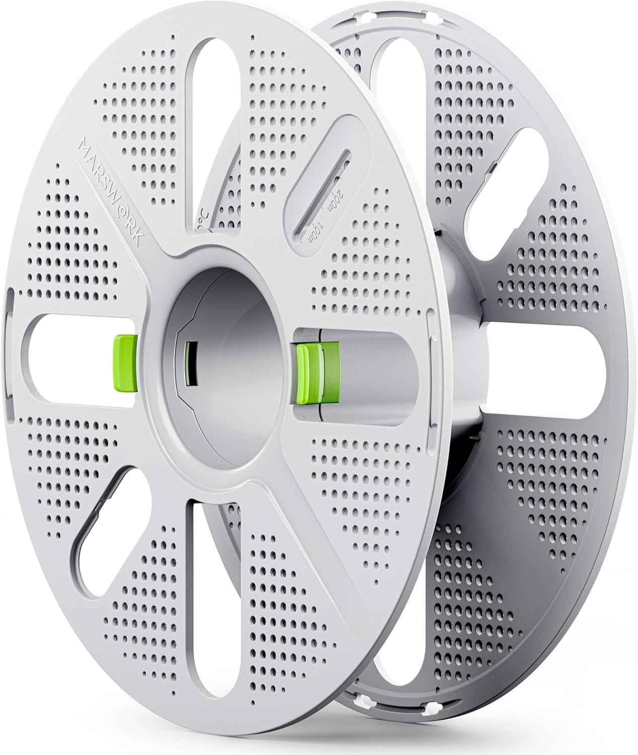 Reusable quick-swap refill filament spool for Bambu Lab printers