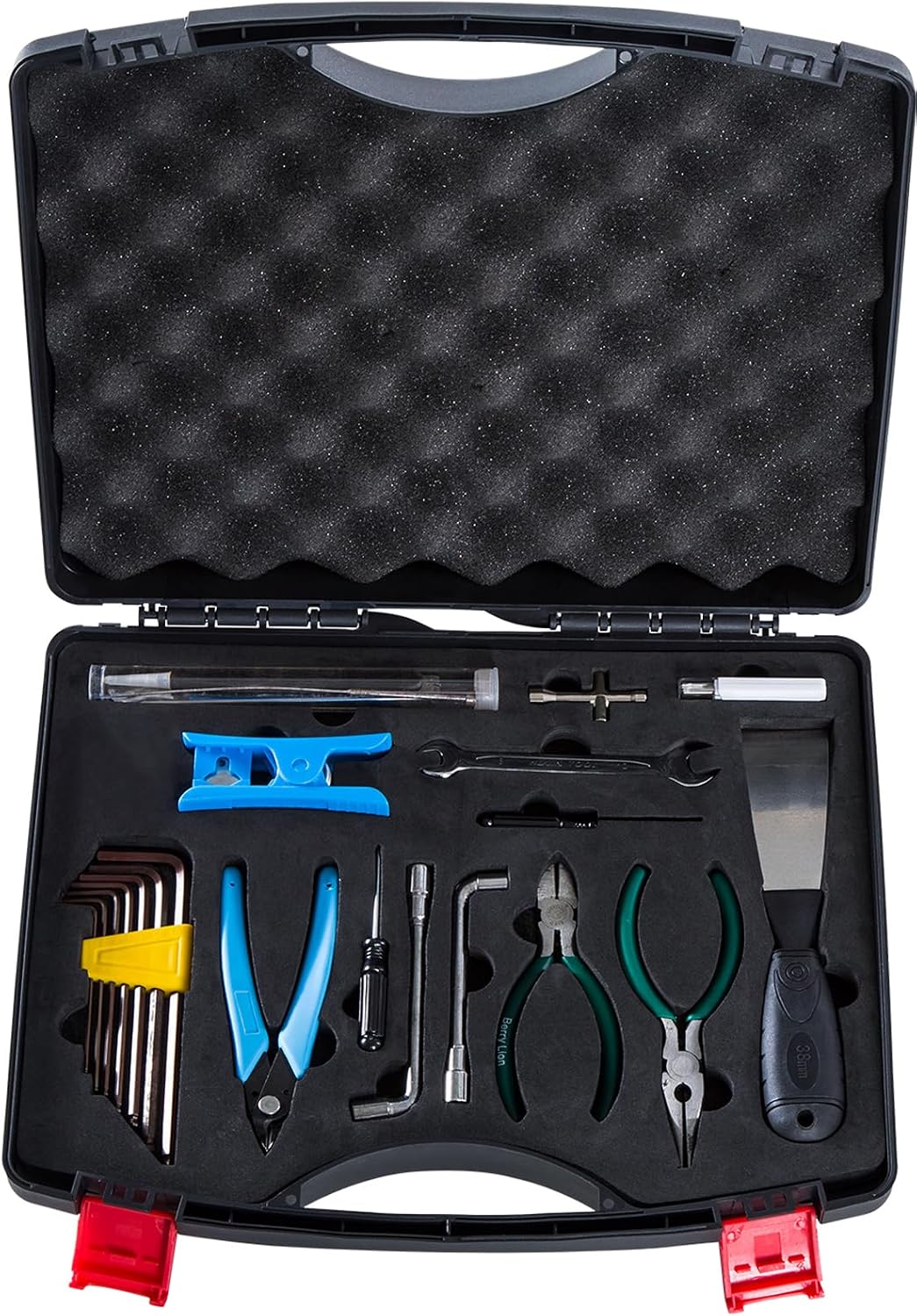 Creality 3D printer tool box kit in case for starter bench organization and maintenance