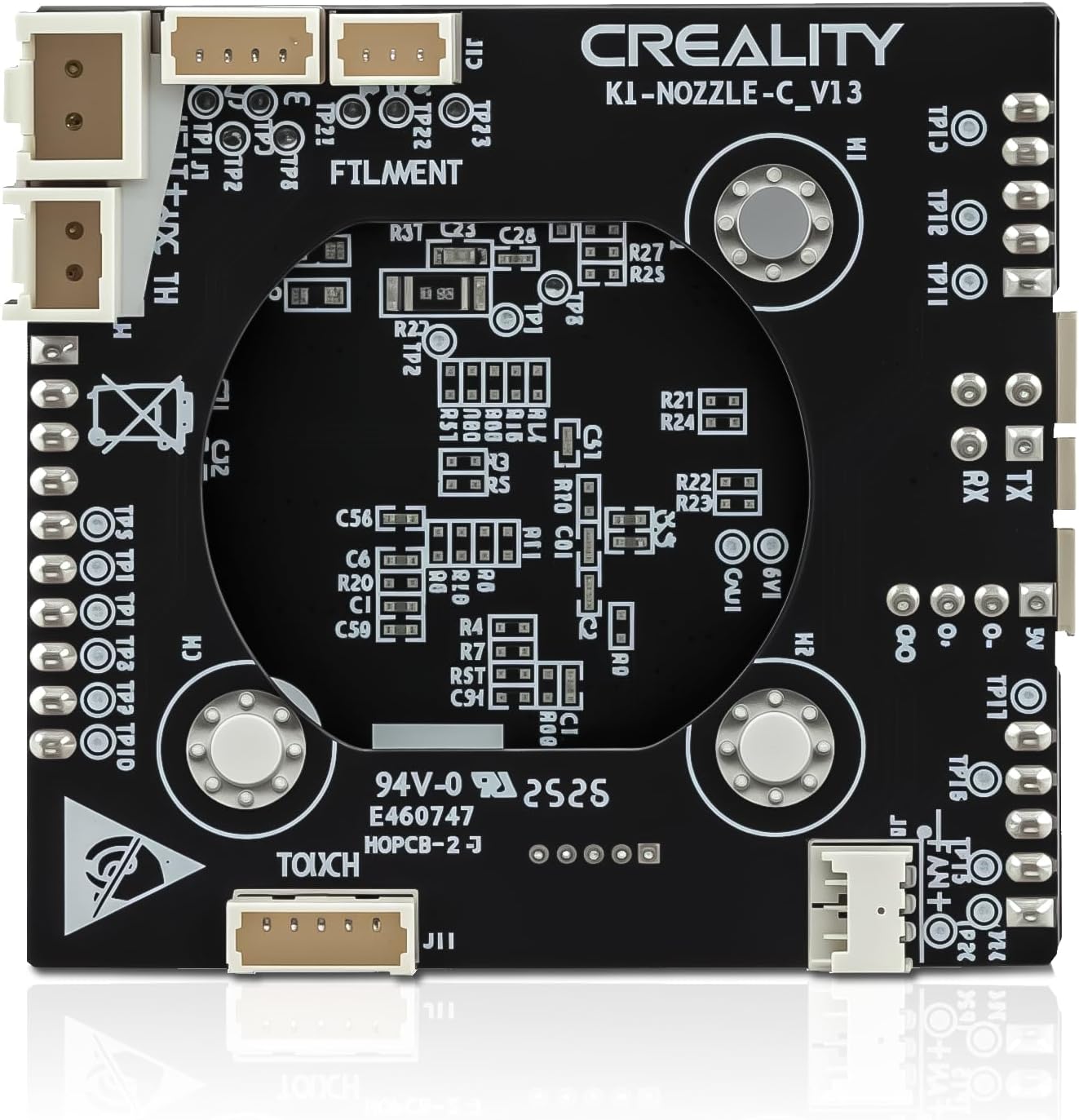 Creality K1 series hotend adapter plate replacement part for K1, K1 Max, K1C, and K1 SE printers