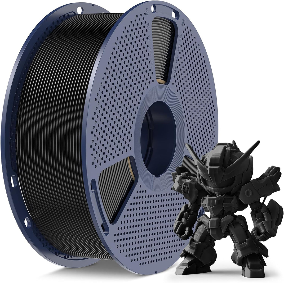 SUNLU Meta PLA black filament for everyday low-fuss 3D printing and general-use parts