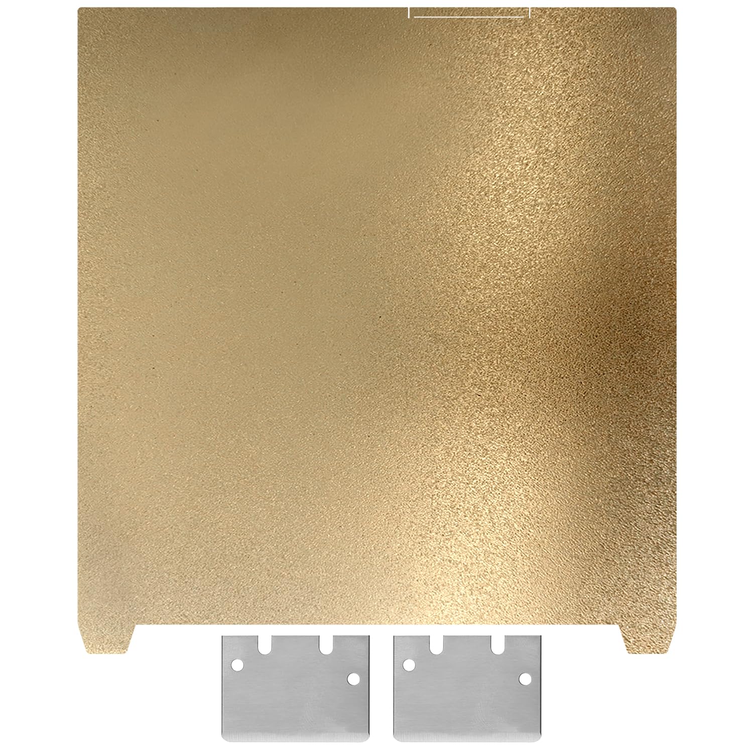 Gold PEI build plate replacement sheet for the Creality K2 Plus 3D printer