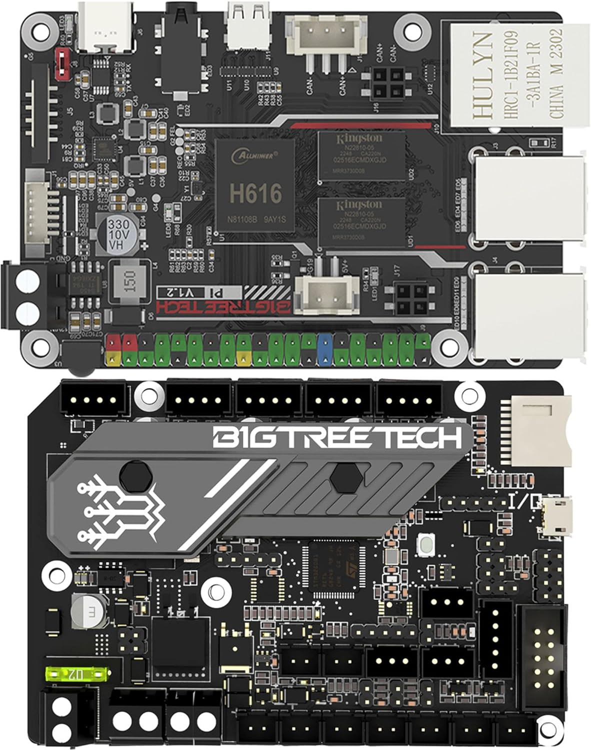 BIGTREETECH Pi V1.2 and SKR Mini E3 V3.0 board kit for Ender 3 Klipper upgrades