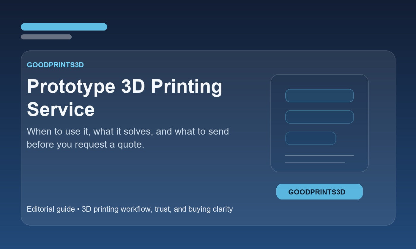 Branded GoodPrints3D article image for a prototype 3D printing service guide.