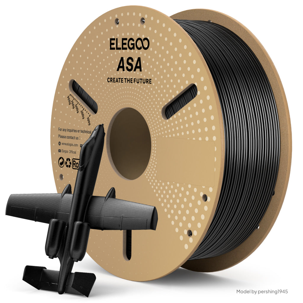 ELEGOO ASA filament spool for outdoor and warmer-use 3D printed parts