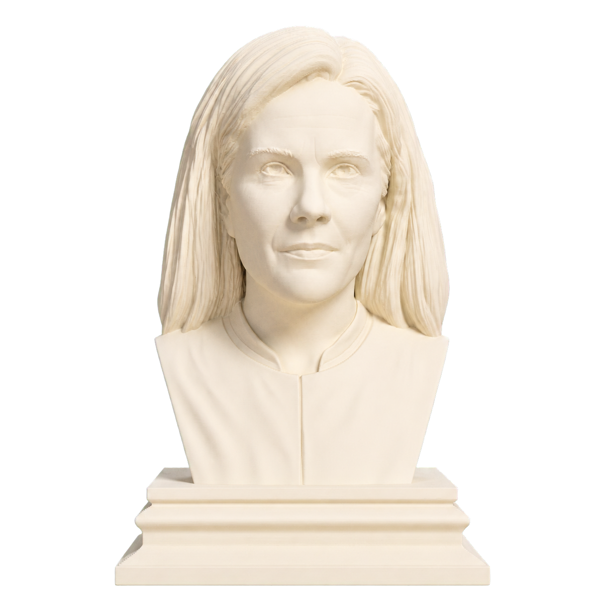 Ivory white Amy Coney Barrett 3D printed collectible bust by TheBustVault
