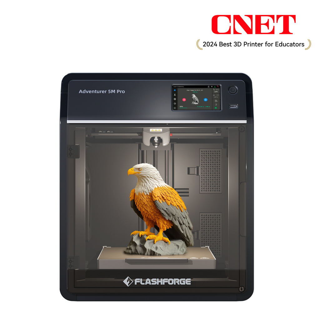 FlashForge Adventurer 5M Pro enclosed CoreXY 3D printer