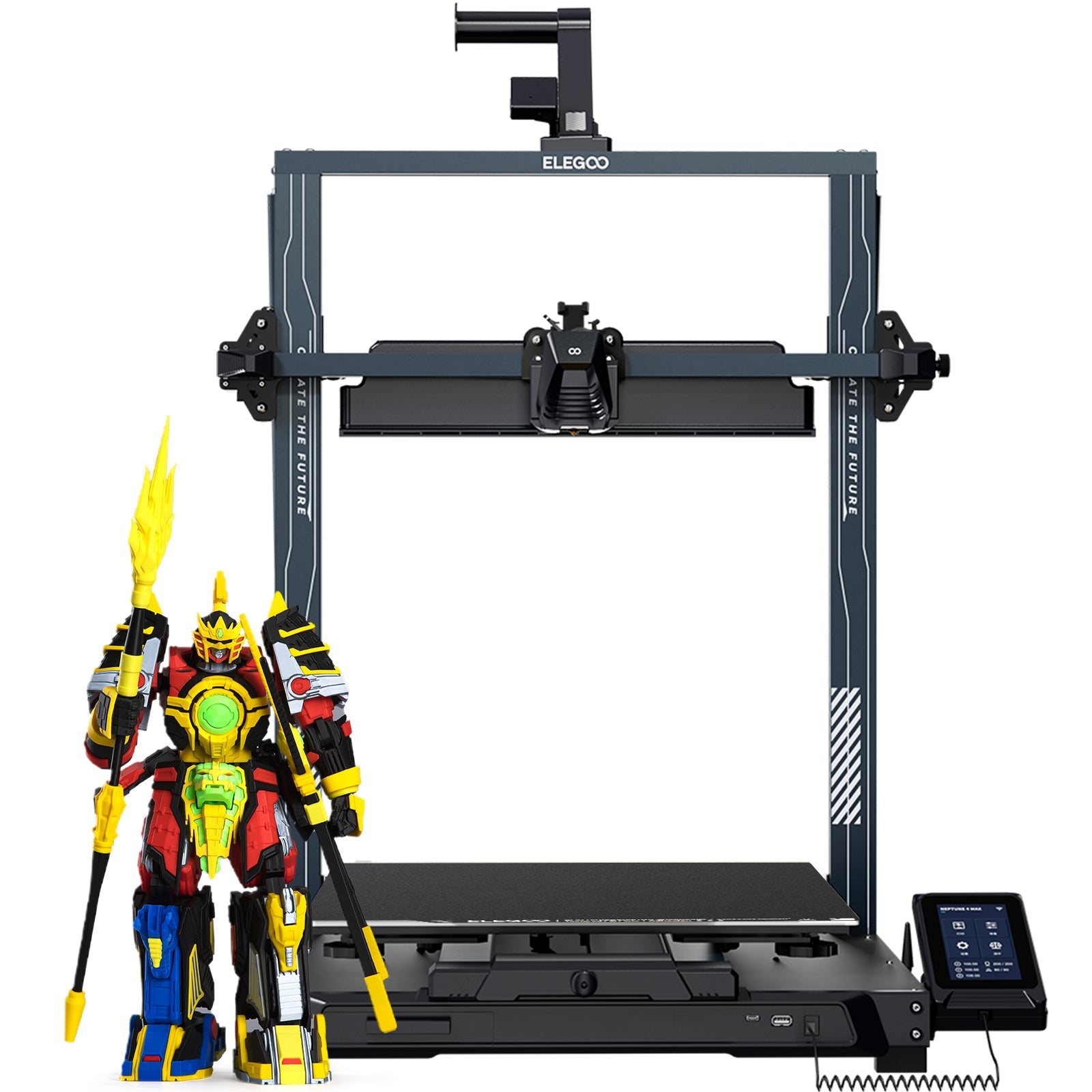 Elegoo Neptune 4 Max large-format open-frame 3D printer