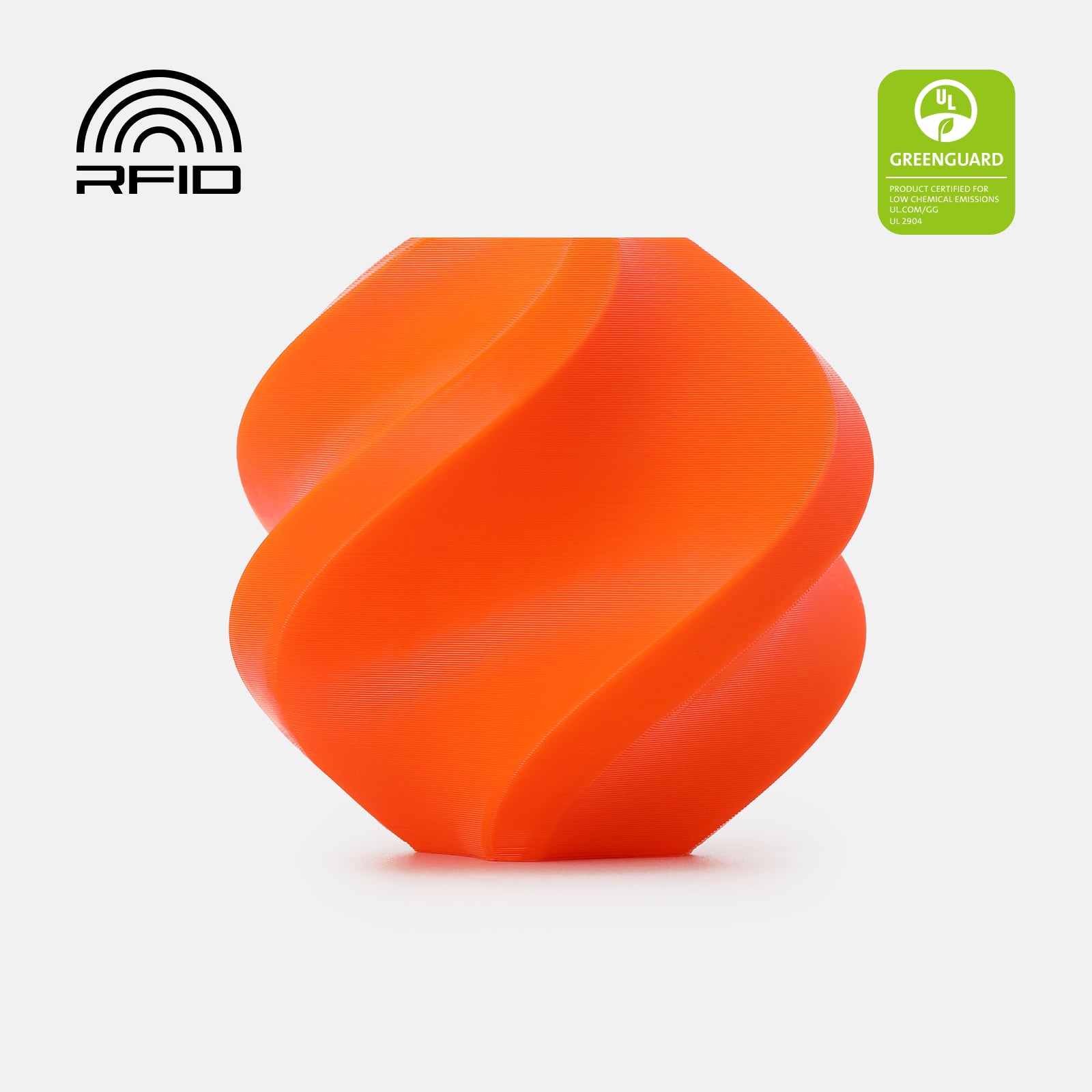 Official Bambu Lab PETG Basic filament in orange from the current Bambu Lab product page