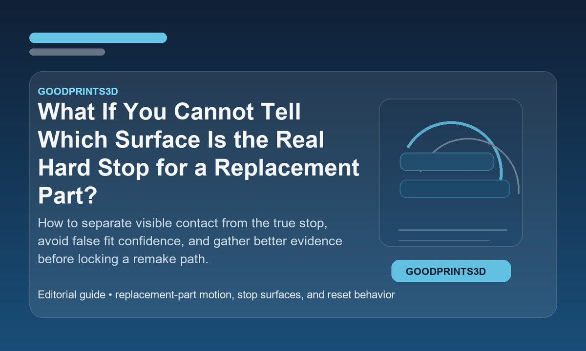 Hard Stop Image What If You Cannot Tell Which Surface Is the Real Hard Stop for a Repl ...