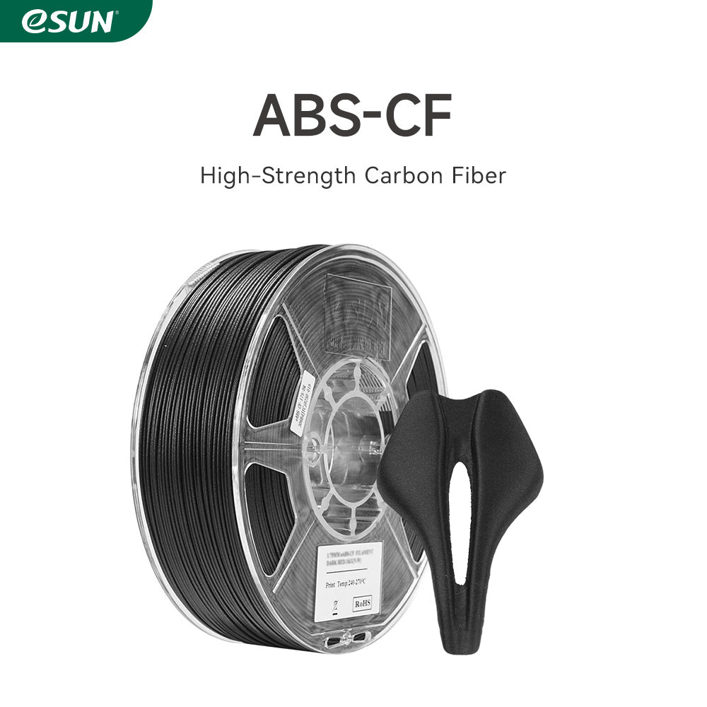 eSUN ABS-CF 1.75mm 1kg black filament spool