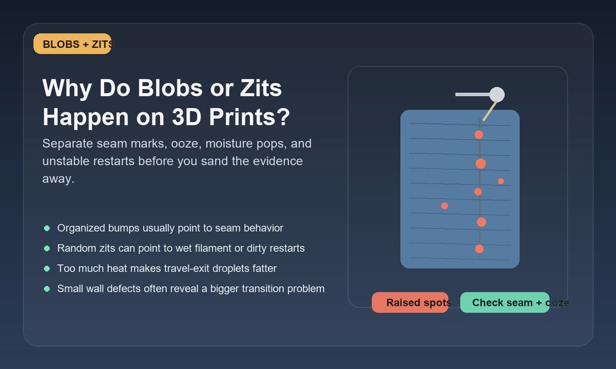 3d Print Blobs Why Do Blobs or Zits Happen on 3D Prints, and What Should You Change F ...