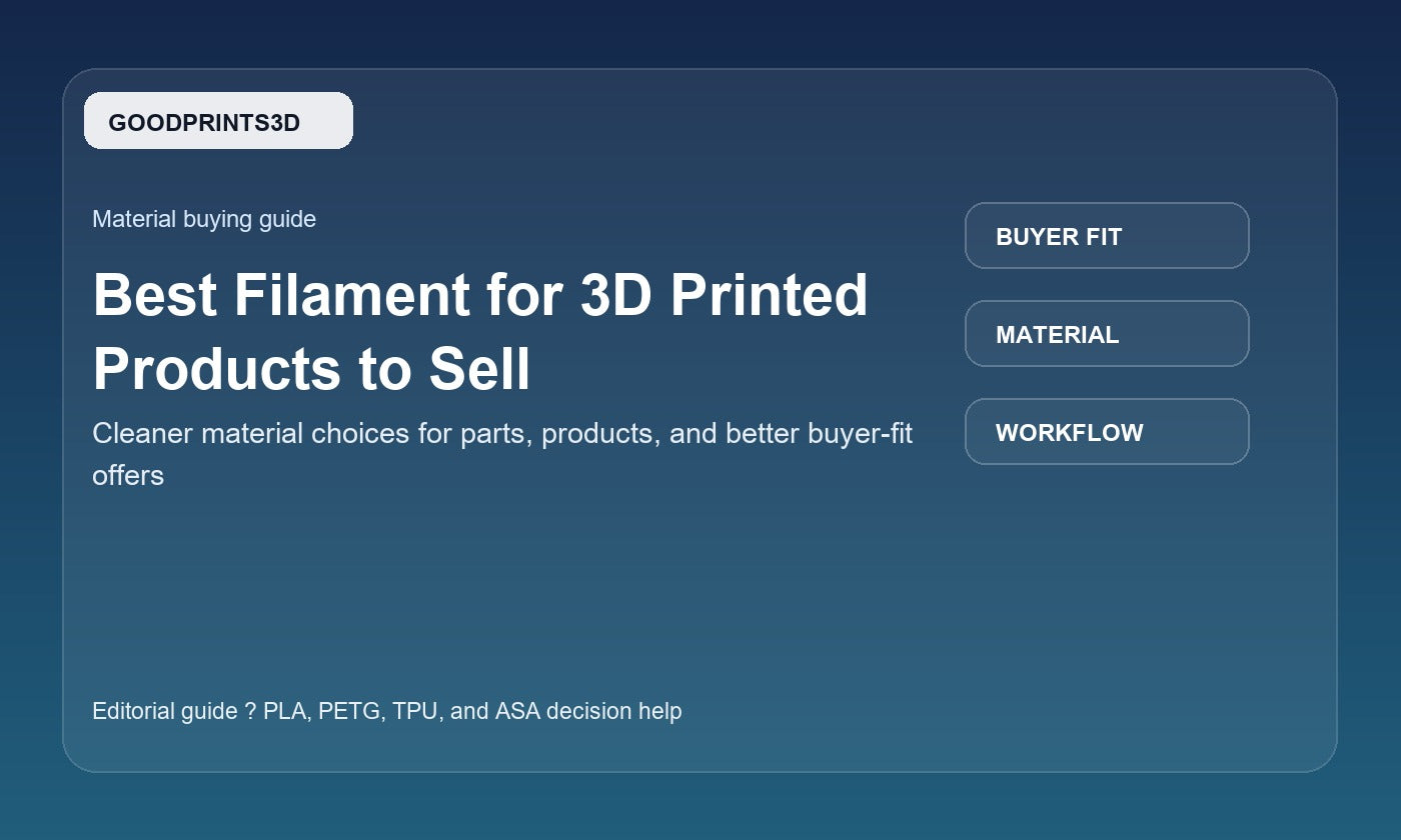 Best Filament for 3D Printed Products to Sell