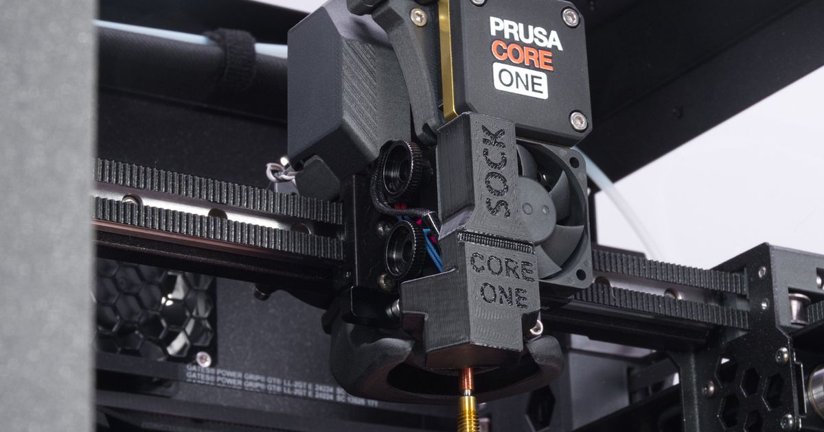 3D printed Prusa CORE One nozzle replacement tool for safer heater block control during nozzle swaps